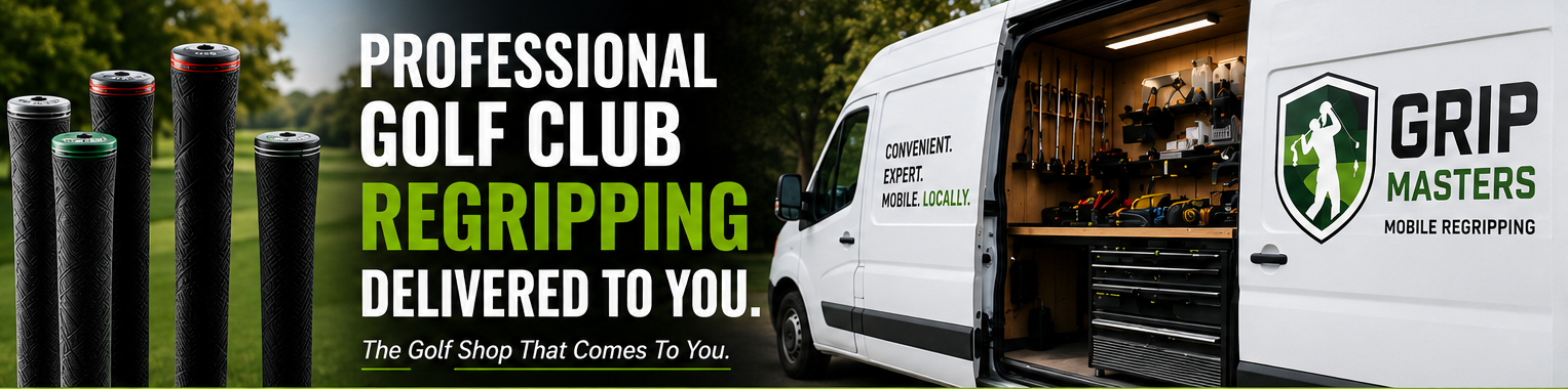 Grip Masters USA mobile golf club regripping service uses 1st class equipment in providing on-site golf grip replacement in Dallas-Fort Worth.
